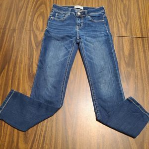 Jordache Skinny Girl's Jeans Size 8 Slim Blue Stretch